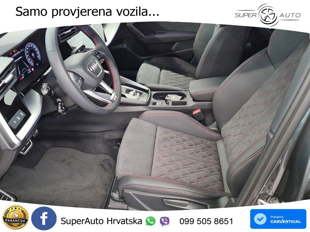 Audi A3 Limuzina 35 TFSI (150 KS) S tronic S line MATRIX+GR SJED+KAM