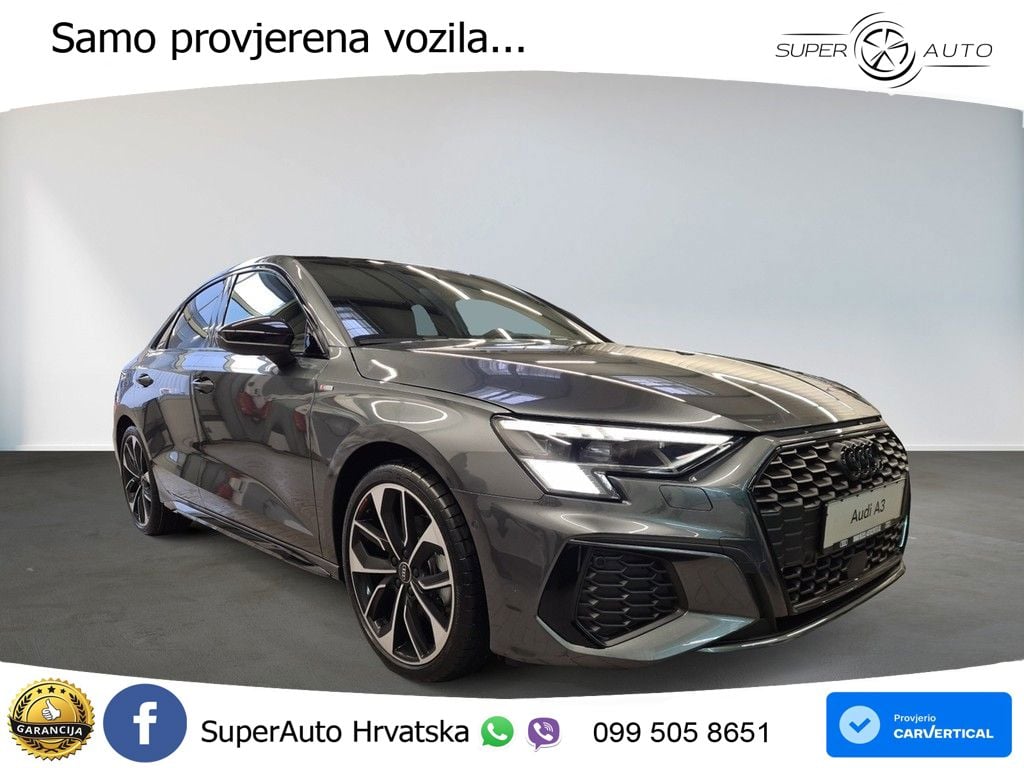 Audi A3 Limuzina 35 TFSI (150 KS) S tronic S line MATRIX+GR SJED+KAM