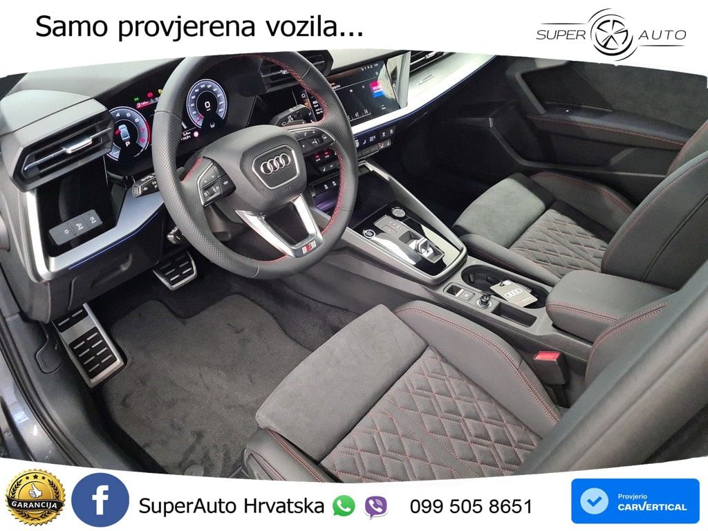 Audi A3 Limuzina 35 TFSI (150 KS) S tronic S line MATRIX+GR SJED+KAM