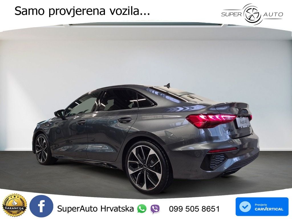 Audi A3 Limuzina 35 TFSI (150 KS) S tronic S line MATRIX+GR SJED+KAM