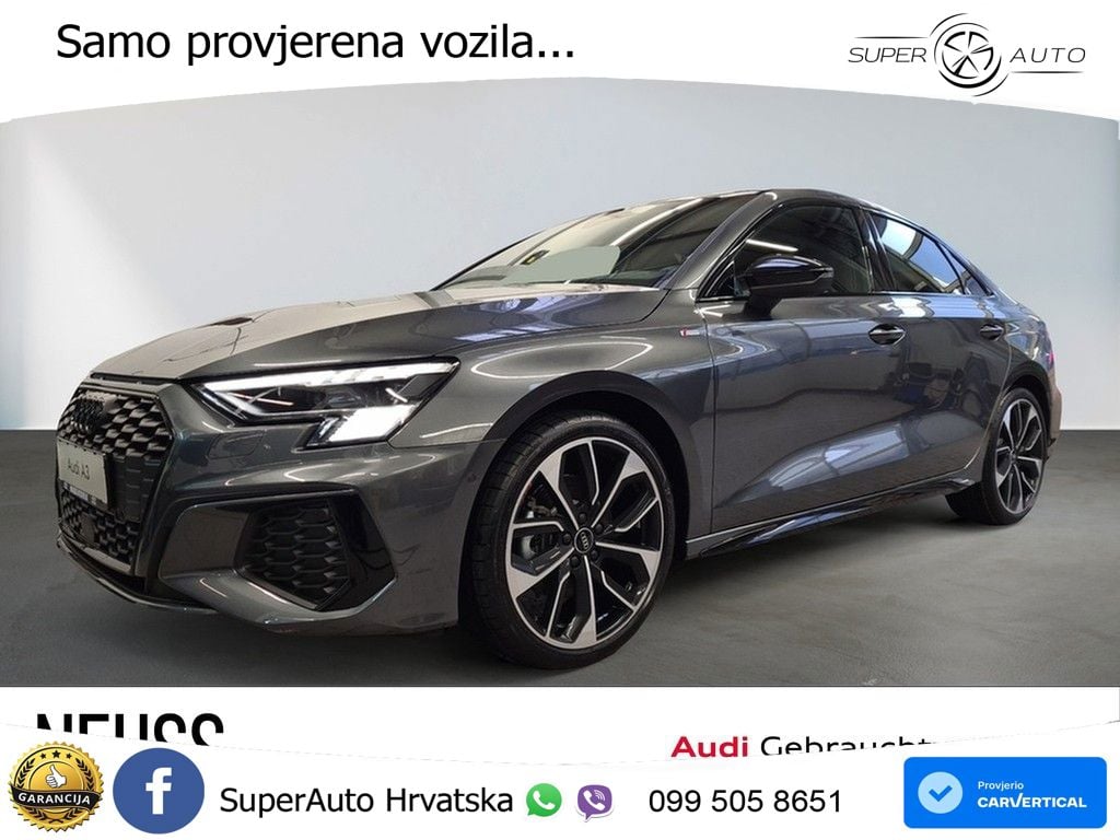 Audi A3 Limuzina 35 TFSI (150 KS) S tronic S line MATRIX+GR SJED+KAM