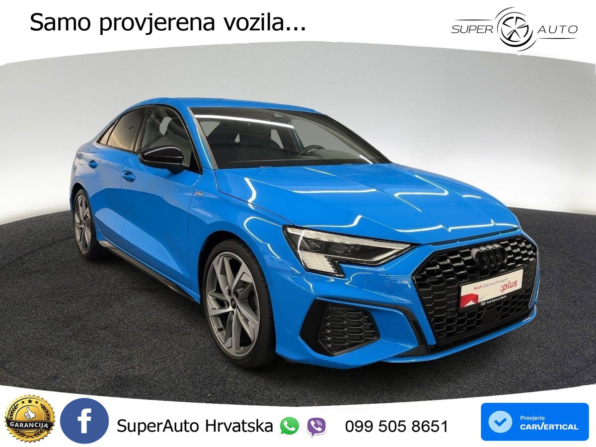 Audi A3 Limuzina 35 TFSI (150 KS) S tronic S line MATRIX+GR SJED+KAM
