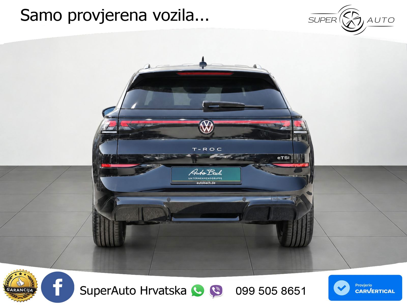 Volkswagen T-Roc 1.5 eTSI (150 KS)  DSG R-Line LED+GR SJED+ACC