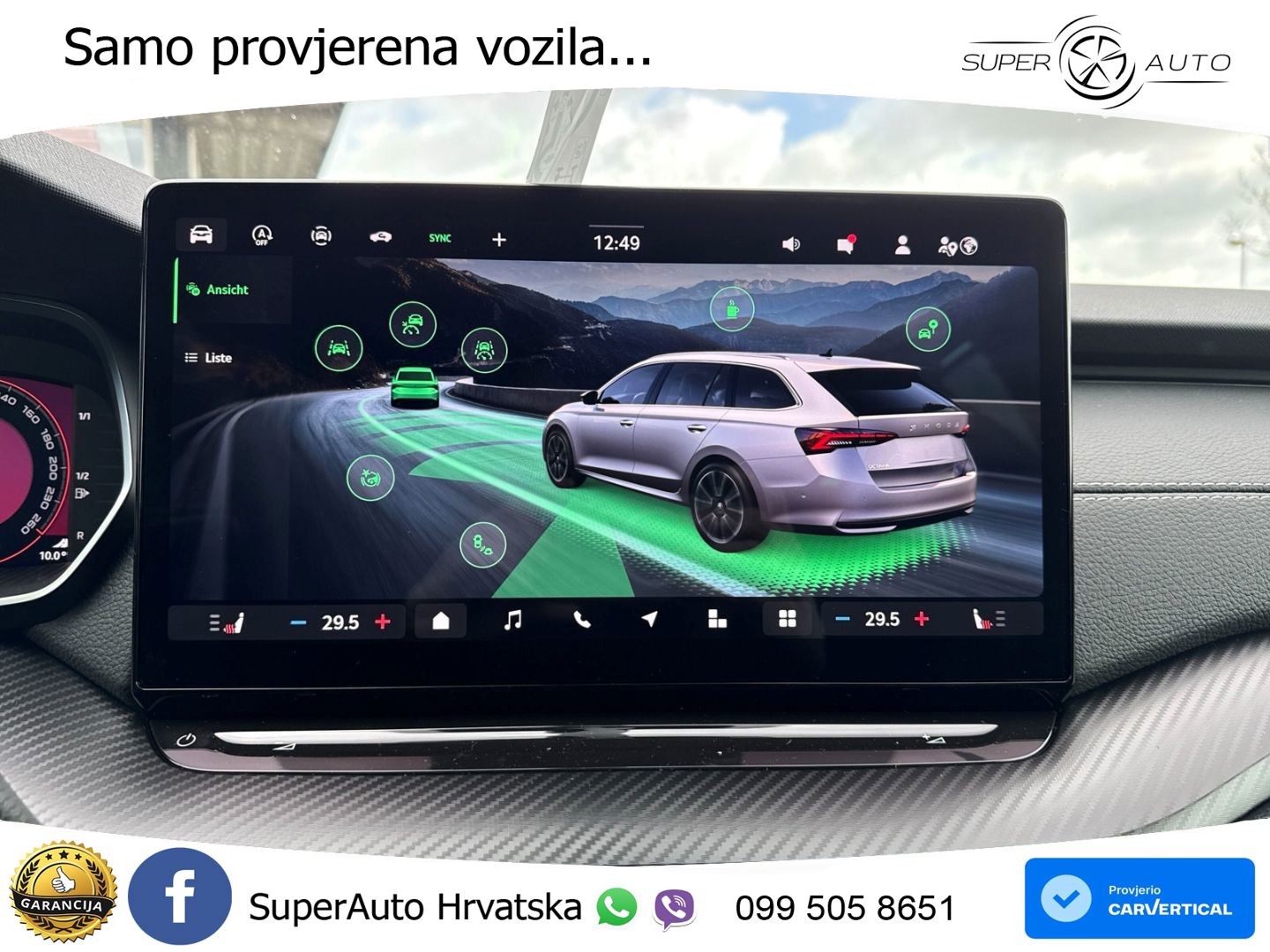 Škoda Octavia Combi 1.5 TSI (150 KS) DSG SportLine LED+GR SJED+ACC