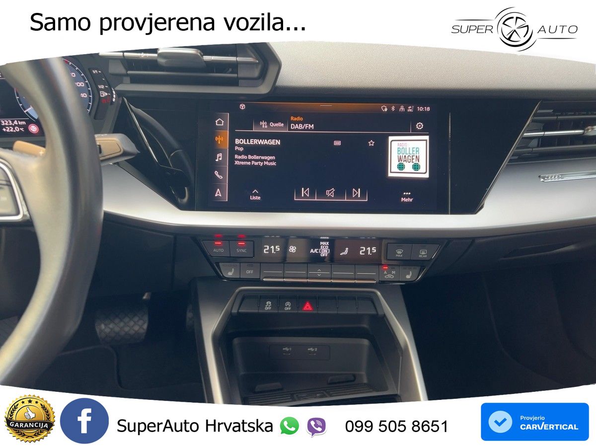 Audi A3 Limuzina 35 TFSI (150 KS) S tronic LED+GR SJED+ACC