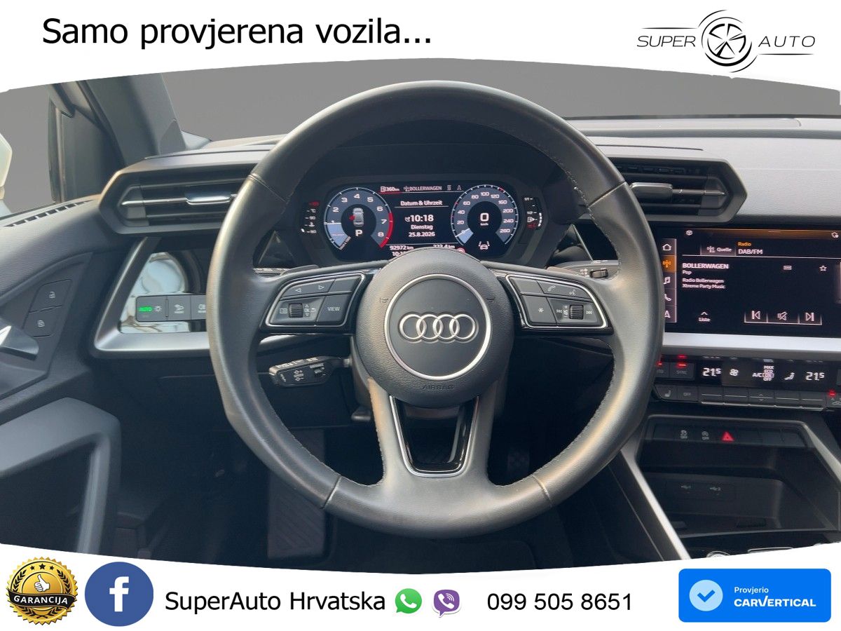 Audi A3 Limuzina 35 TFSI (150 KS) S tronic LED+GR SJED+ACC