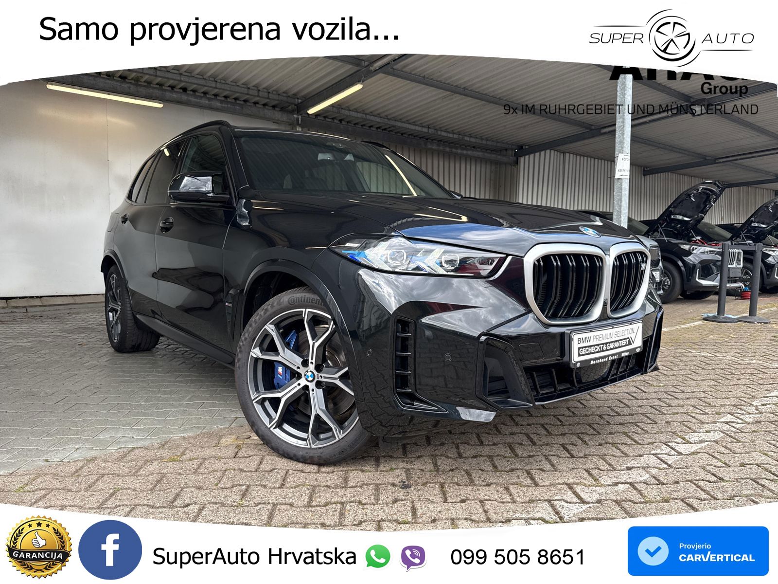 BMW X5 M60i V8 (530 KS) xDrive Steptronic ZRAČNI+ACC+GR SJED+KAM+PANO