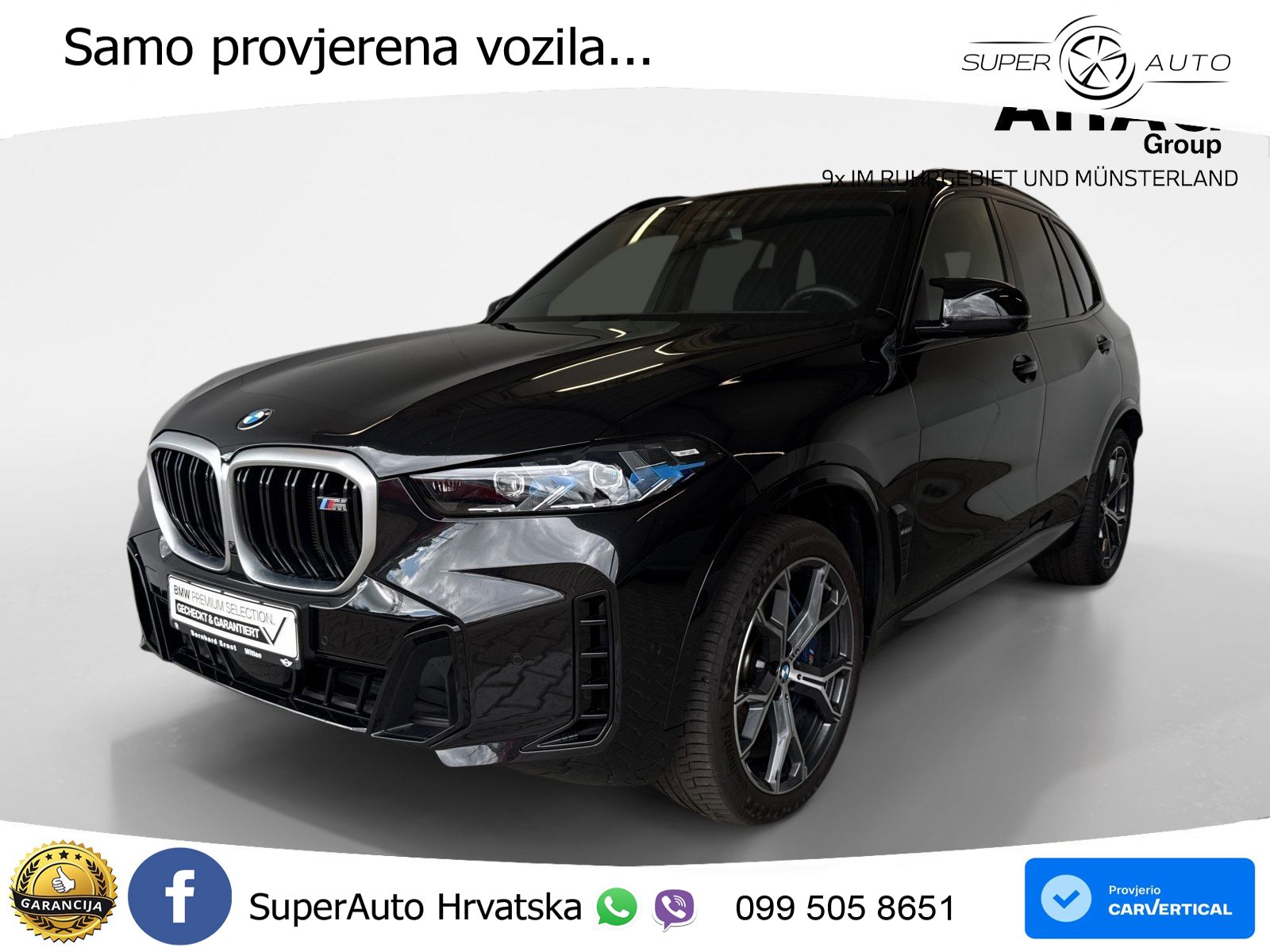 BMW X5 M60i V8 (530 KS) xDrive Steptronic ZRAČNI+ACC+GR SJED+KAM+PANO