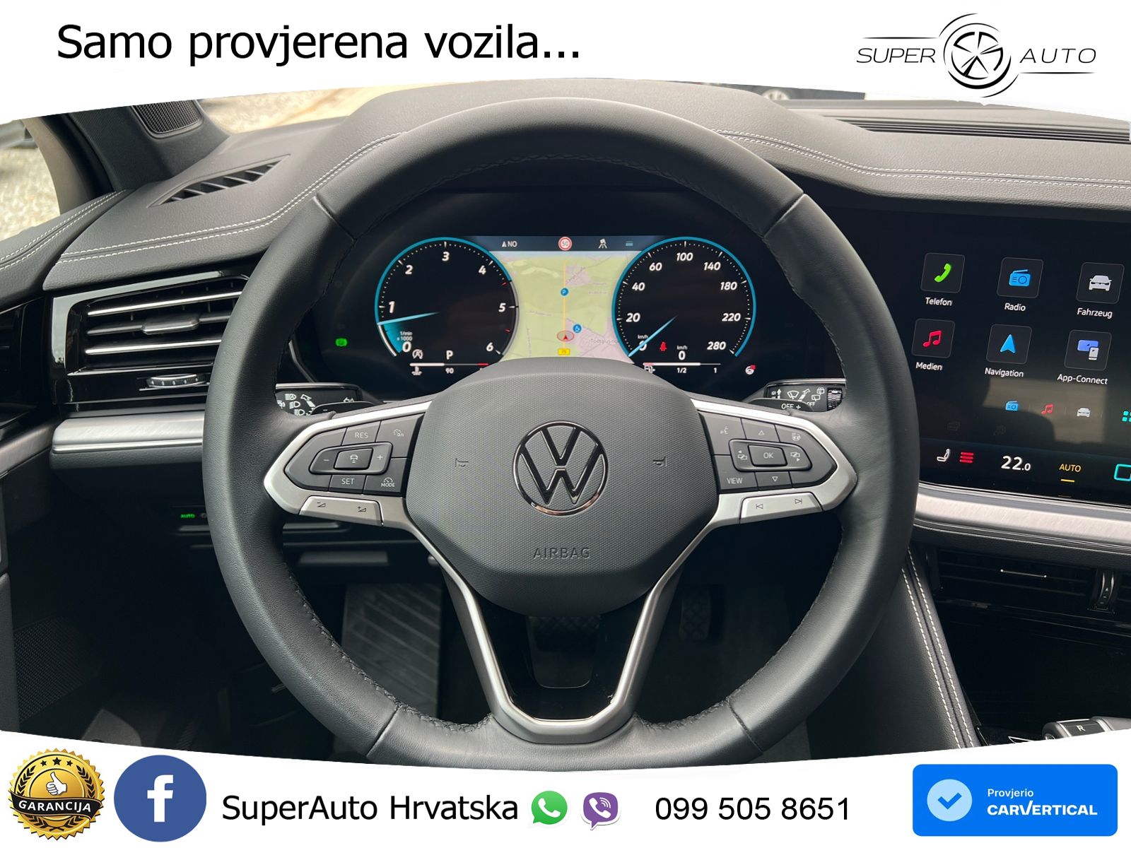 Volkswagen Touareg 3.0 V6 TDI (231 KS) 4MOTION Tiptronic ZRAČNI+ACC+4xGR SJED+KAM