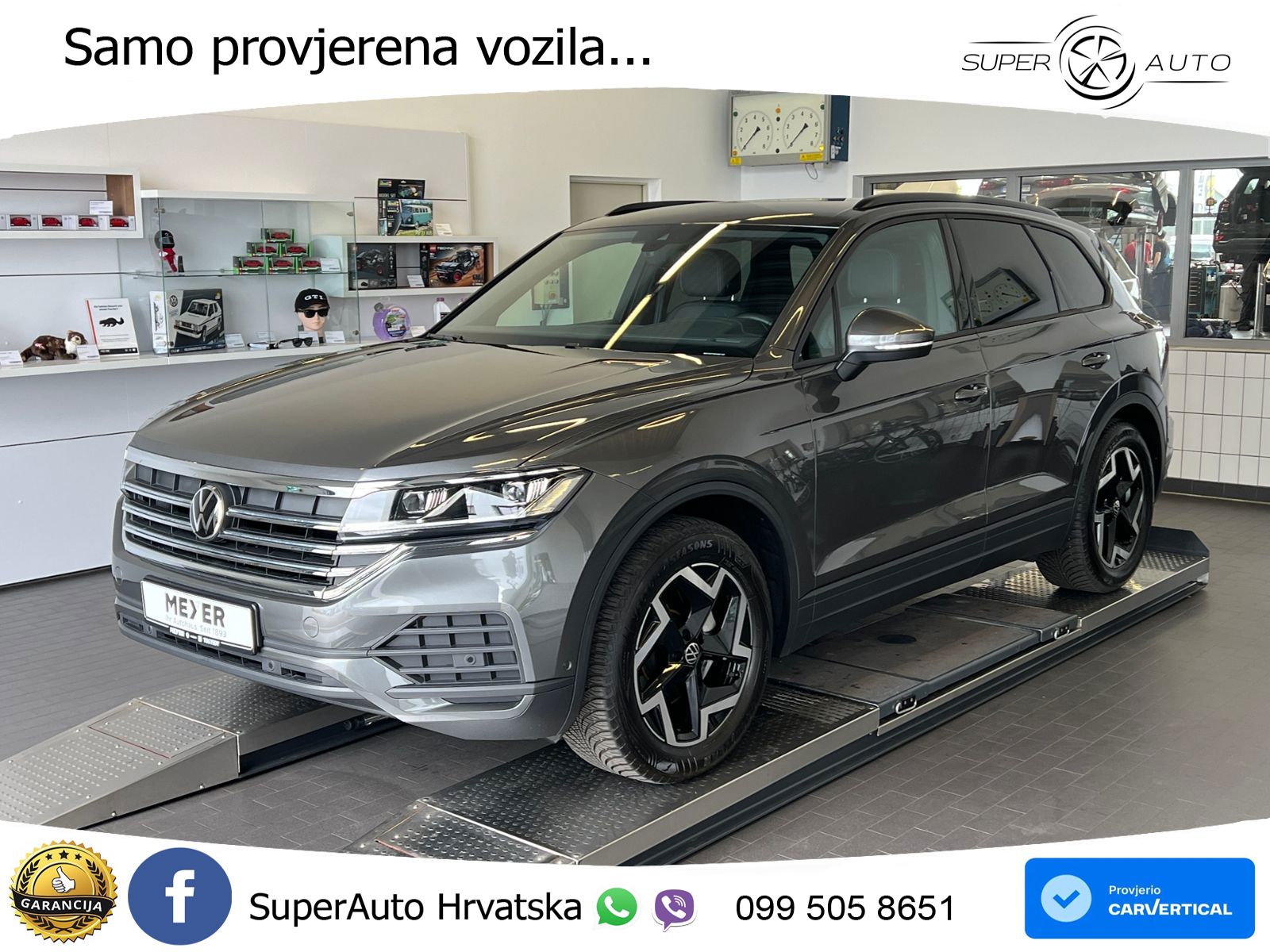 Volkswagen Touareg 3.0 V6 TDI (231 KS) 4MOTION Tiptronic ZRAČNI+ACC+4xGR SJED+KAM