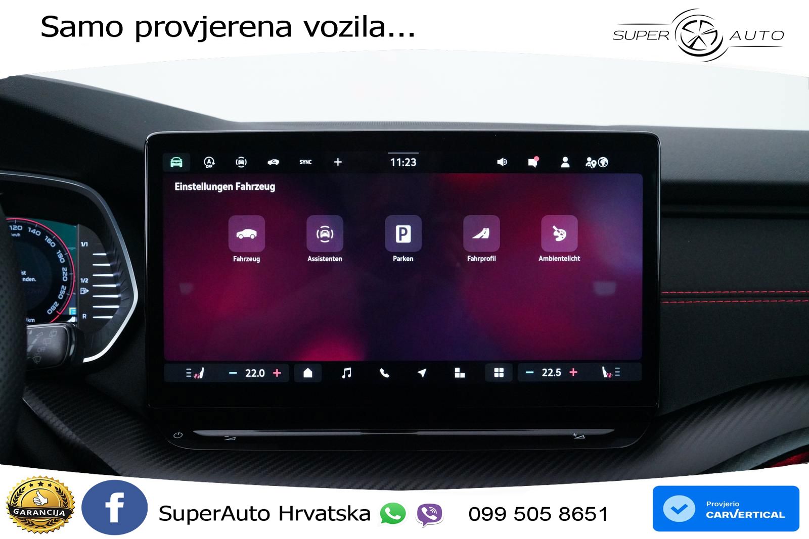 Škoda Octavia Combi RS 2.0 TSI (265 KS) DSG MATRIX+GR SJED+KAM