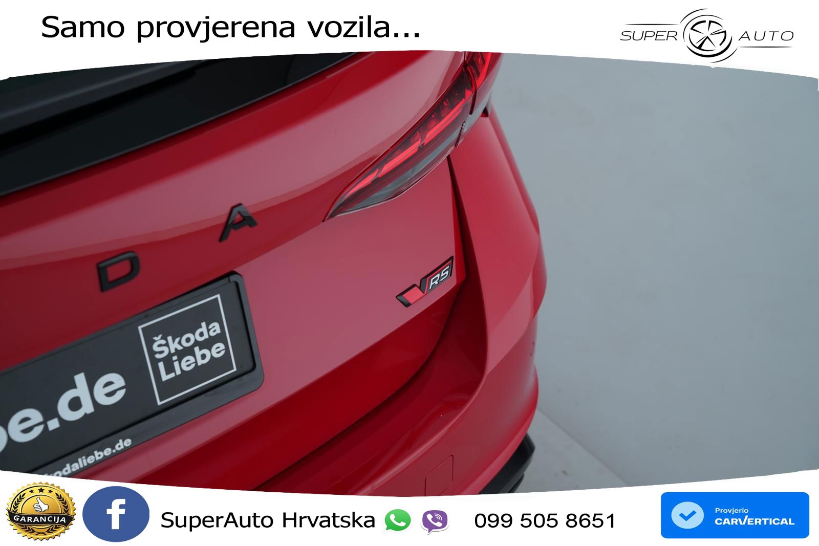 Škoda Octavia Combi RS 2.0 TSI (265 KS) DSG MATRIX+GR SJED+KAM