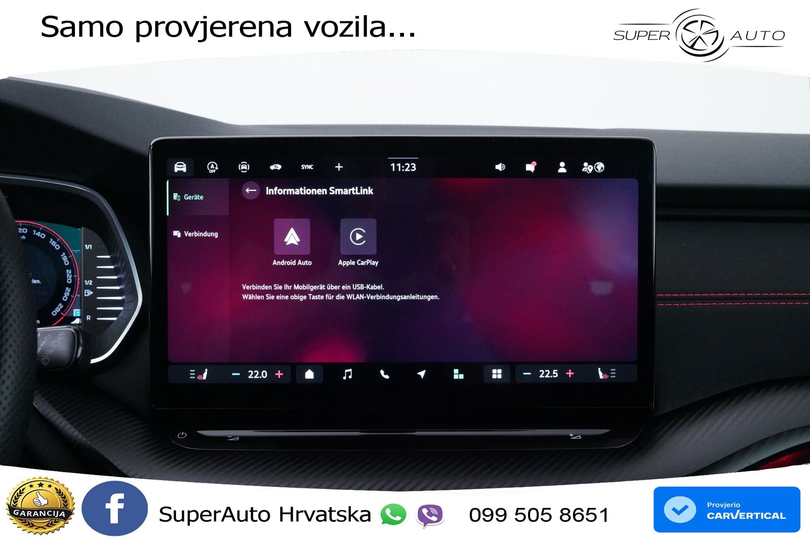 Škoda Octavia Combi RS 2.0 TSI (265 KS) DSG MATRIX+GR SJED+KAM