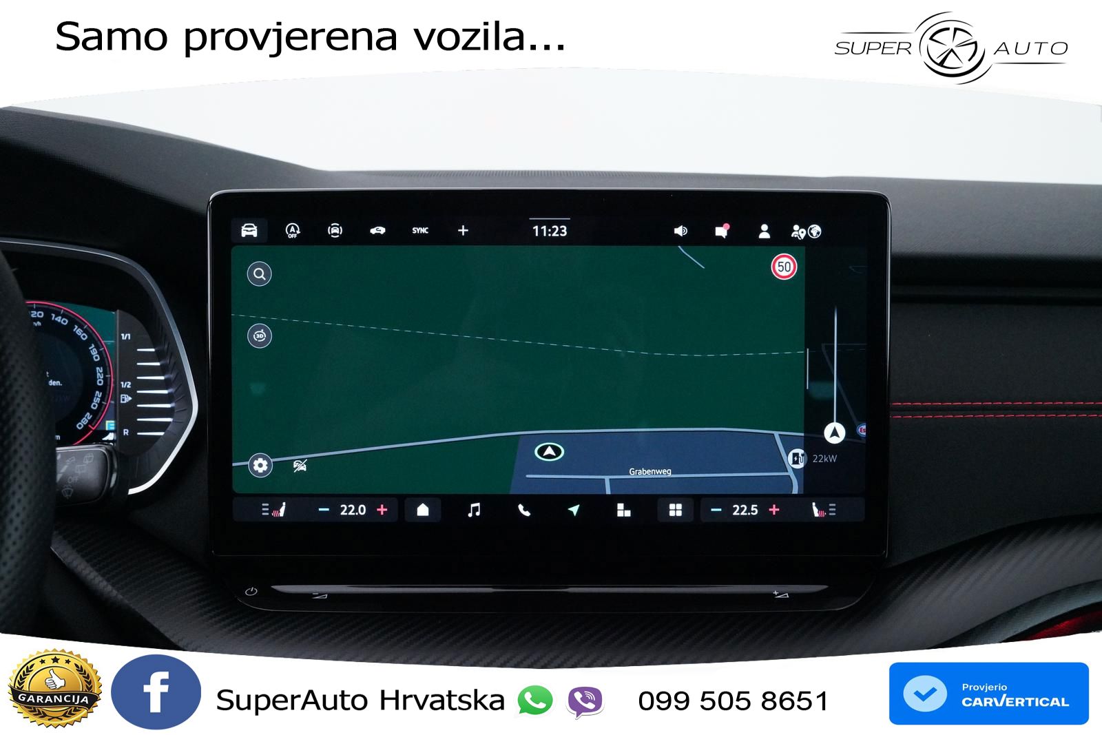 Škoda Octavia Combi RS 2.0 TSI (265 KS) DSG MATRIX+GR SJED+KAM