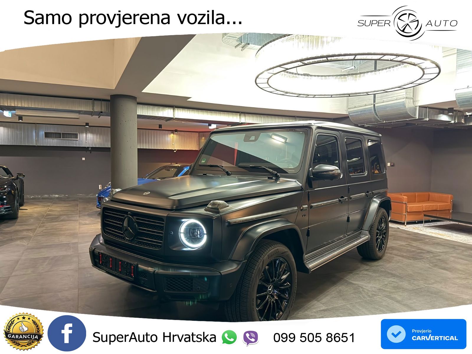Mercedes G 500 Long V8 (422 KS) 4MATIC 9G-TRONIC Superior LED+GR SJED+ACC
