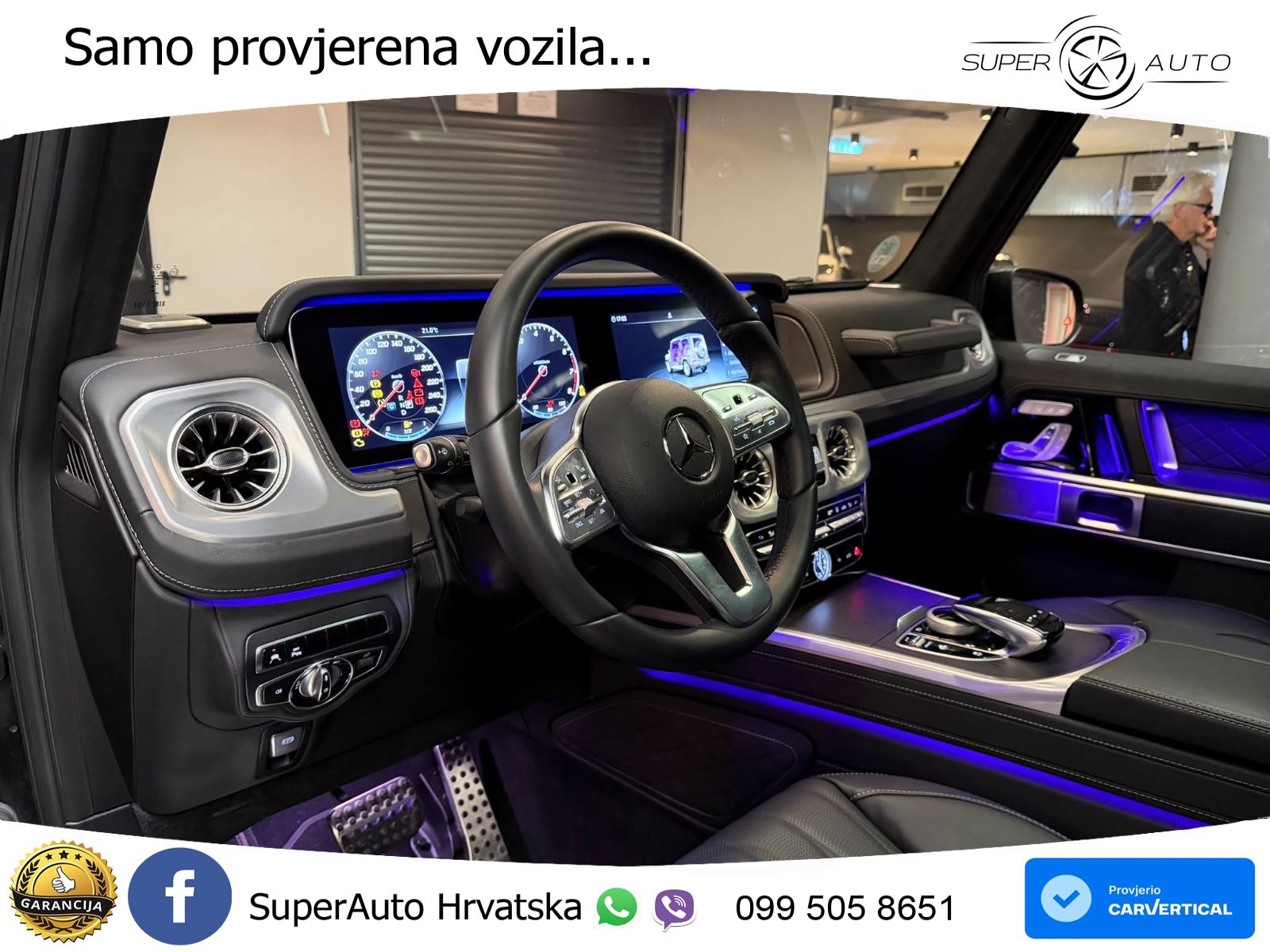 Mercedes G 500 Long V8 (422 KS) 4MATIC 9G-TRONIC Superior LED+GR SJED+ACC