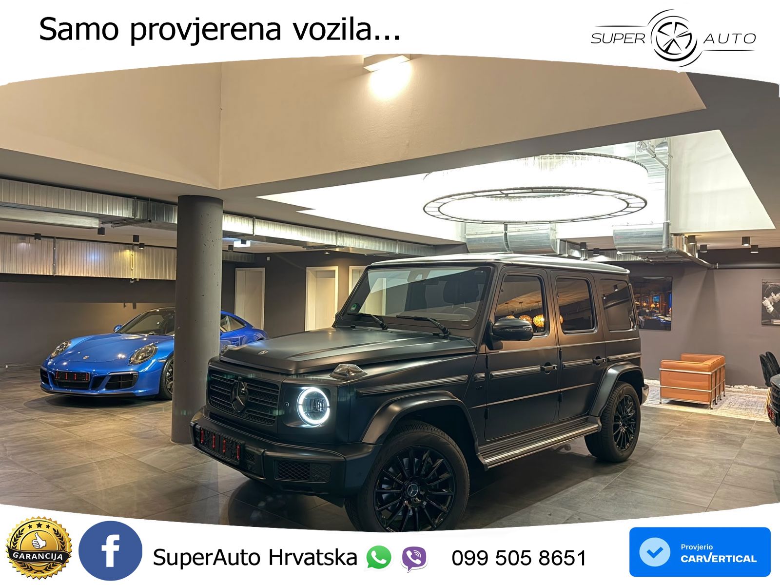 Mercedes G 500 Long V8 (422 KS) 4MATIC 9G-TRONIC Superior LED+GR SJED+ACC