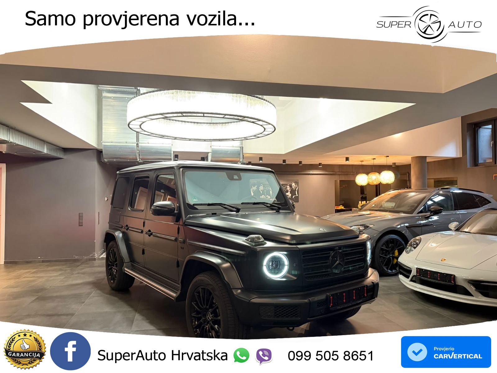 Mercedes G 500 Long V8 (422 KS) 4MATIC 9G-TRONIC Superior LED+GR SJED+ACC