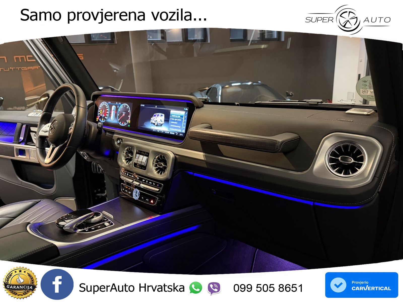 Mercedes G 500 Long V8 (422 KS) 4MATIC 9G-TRONIC Superior LED+GR SJED+ACC