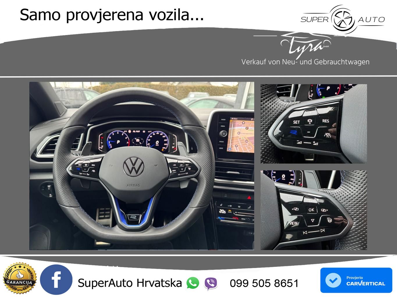 Volkswagen T-Roc I R 2.0 TSI (300 KS) OPF 4M DSG MATRIX+GR SJED+KAM