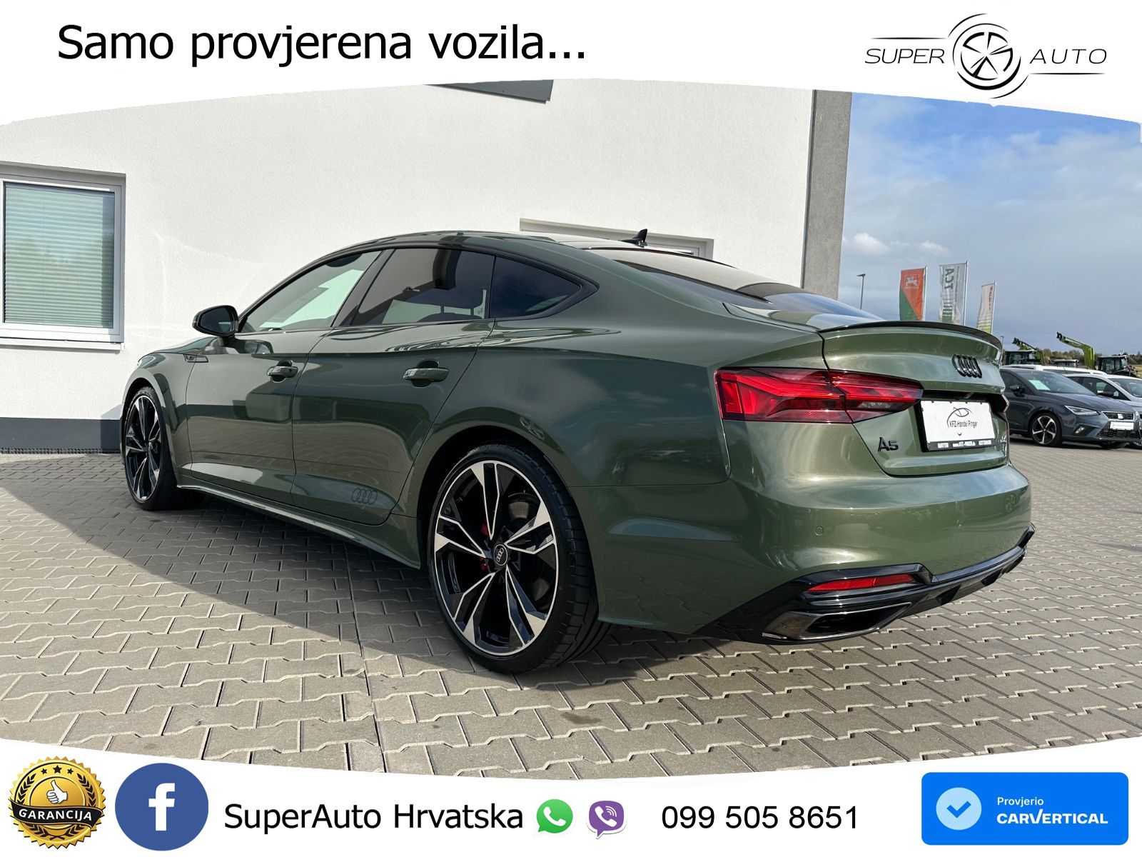 Audi A5 Sportback 40 TDI (204 KS) quattro S tronic LED+GR SJED+ACC