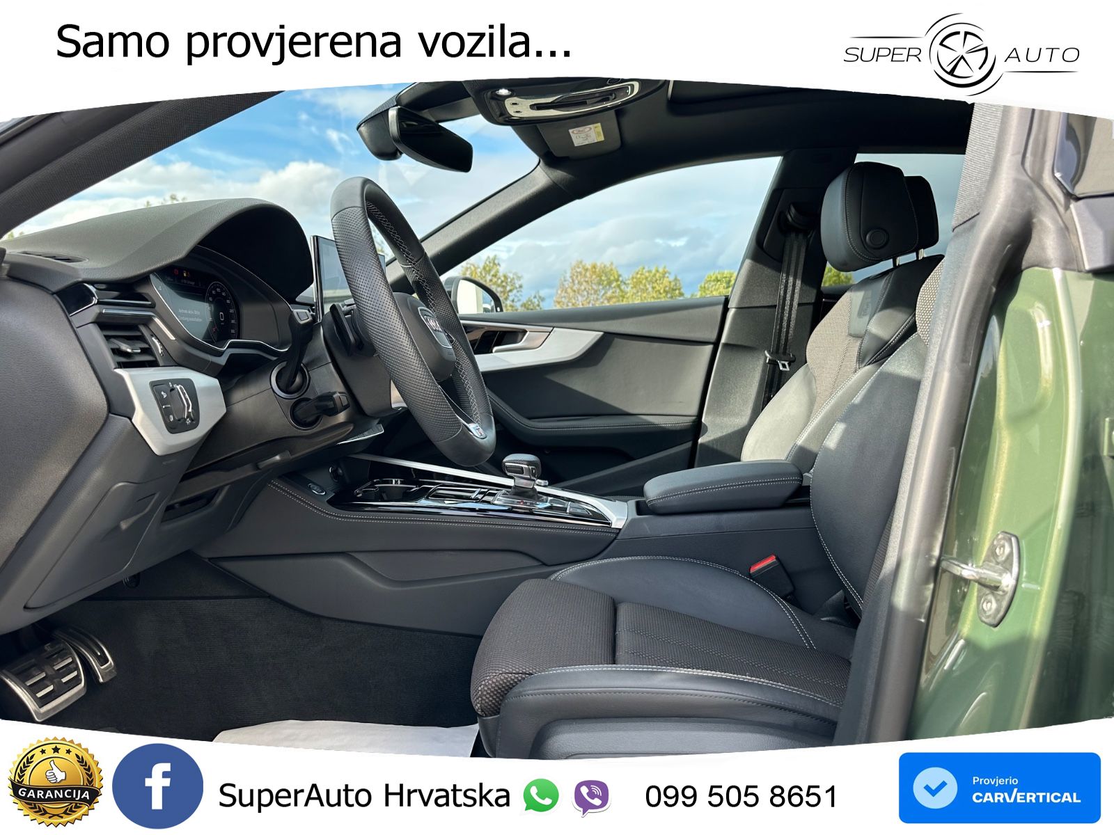 Audi A5 Sportback 40 TDI (204 KS) quattro S tronic LED+GR SJED+ACC