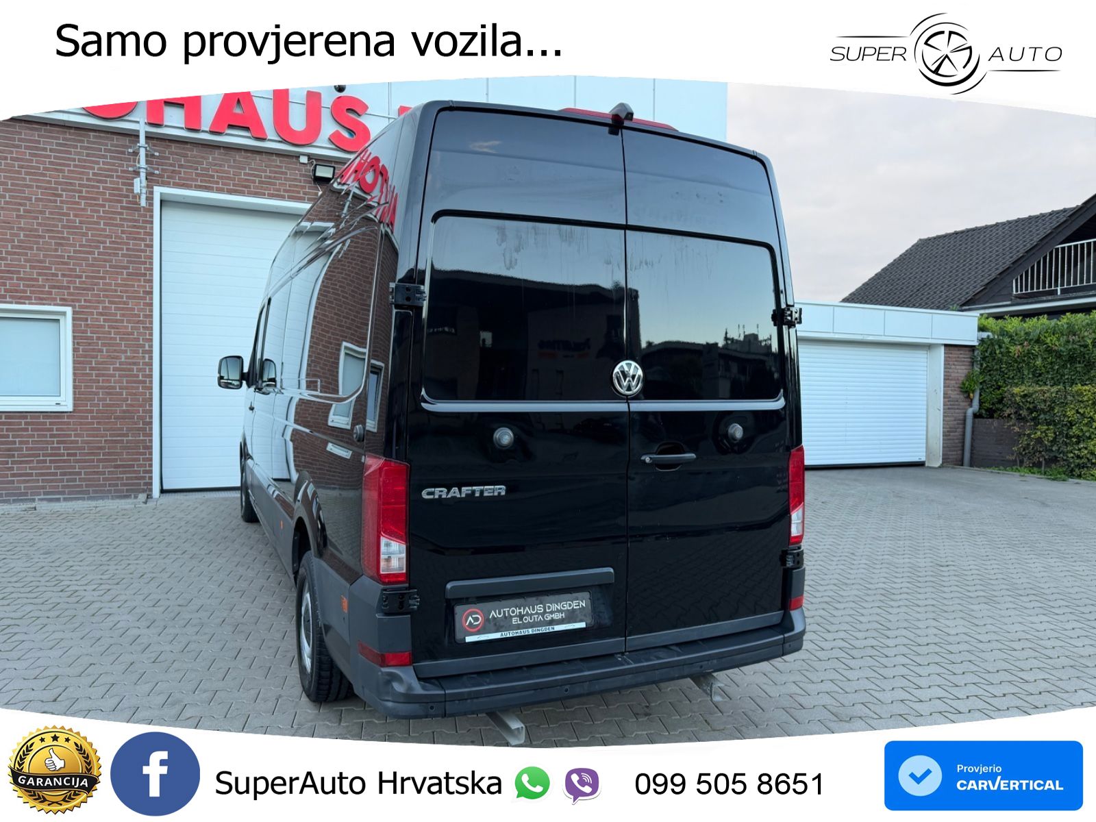 Volkswagen Crafter Kasten 35 Lang Hochdach 177 KS