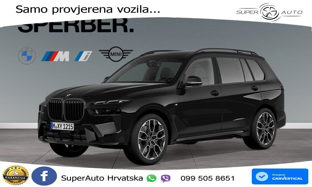 BMW X7 40d (352 KS) xDrive Steptronic M Sport ZRAČNI+ACC+GR SJED+KAM+PANO