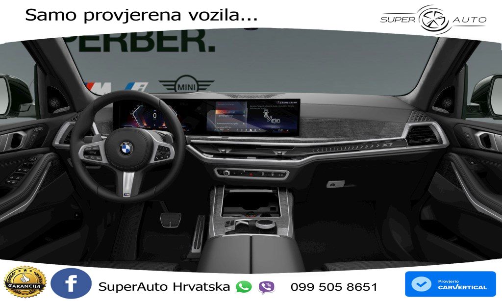 BMW X7 40d (352 KS) xDrive Steptronic M Sport ZRAČNI+ACC+GR SJED+KAM+PANO