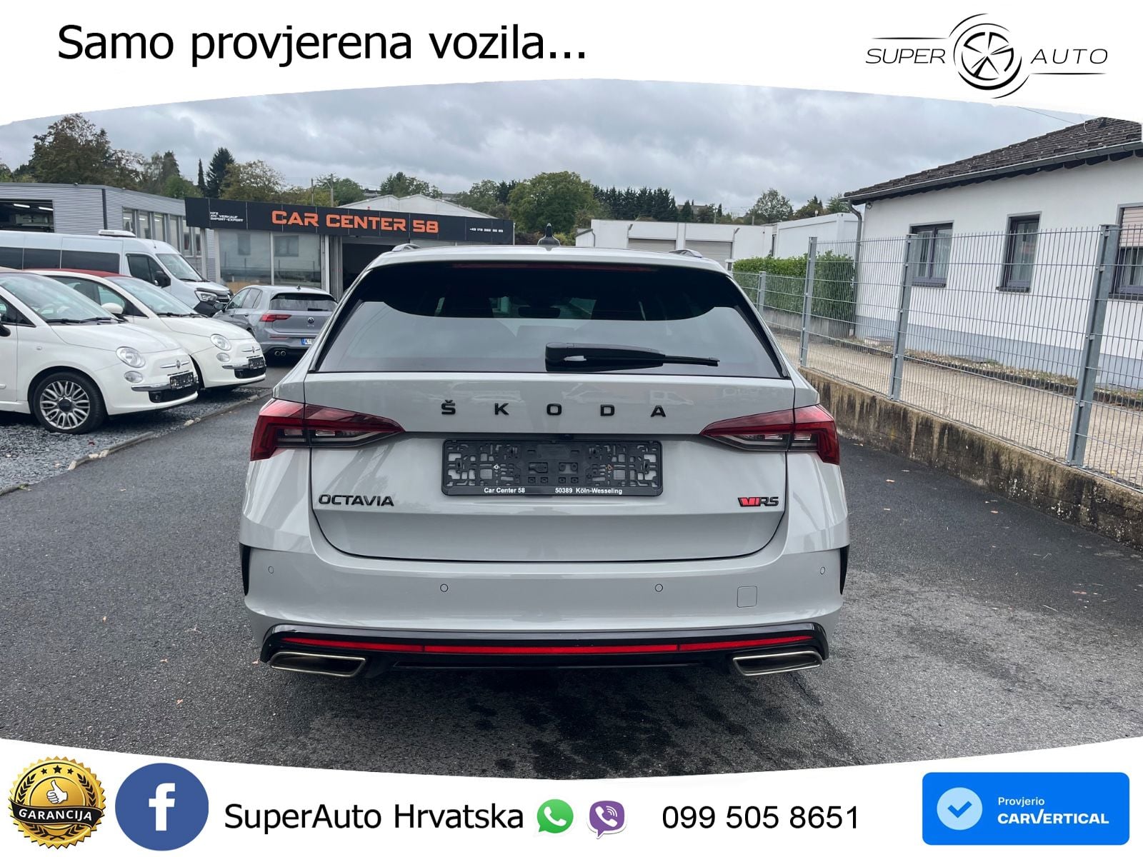 Škoda Octavia Combi RS 2.0 TDI (200 KS) DSG LED+GR SJED+ACC