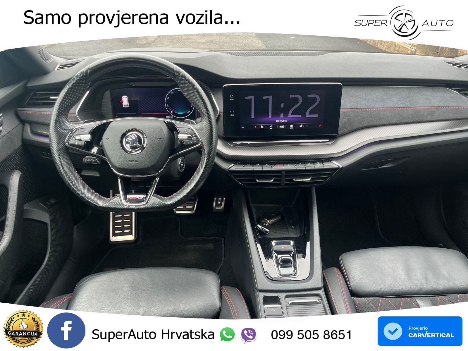 Škoda Octavia Combi RS 2.0 TDI (200 KS) DSG LED+GR SJED+ACC