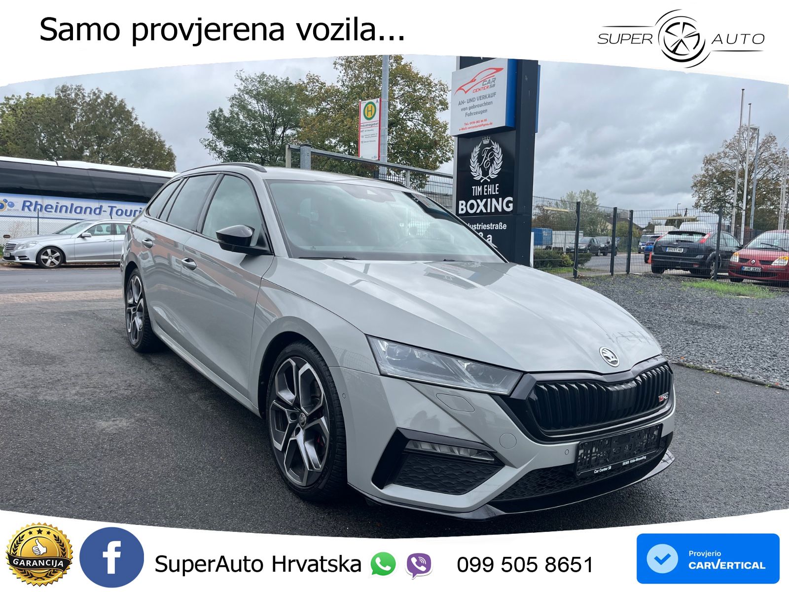 Škoda Octavia Combi RS 2.0 TDI (200 KS) DSG LED+GR SJED+ACC