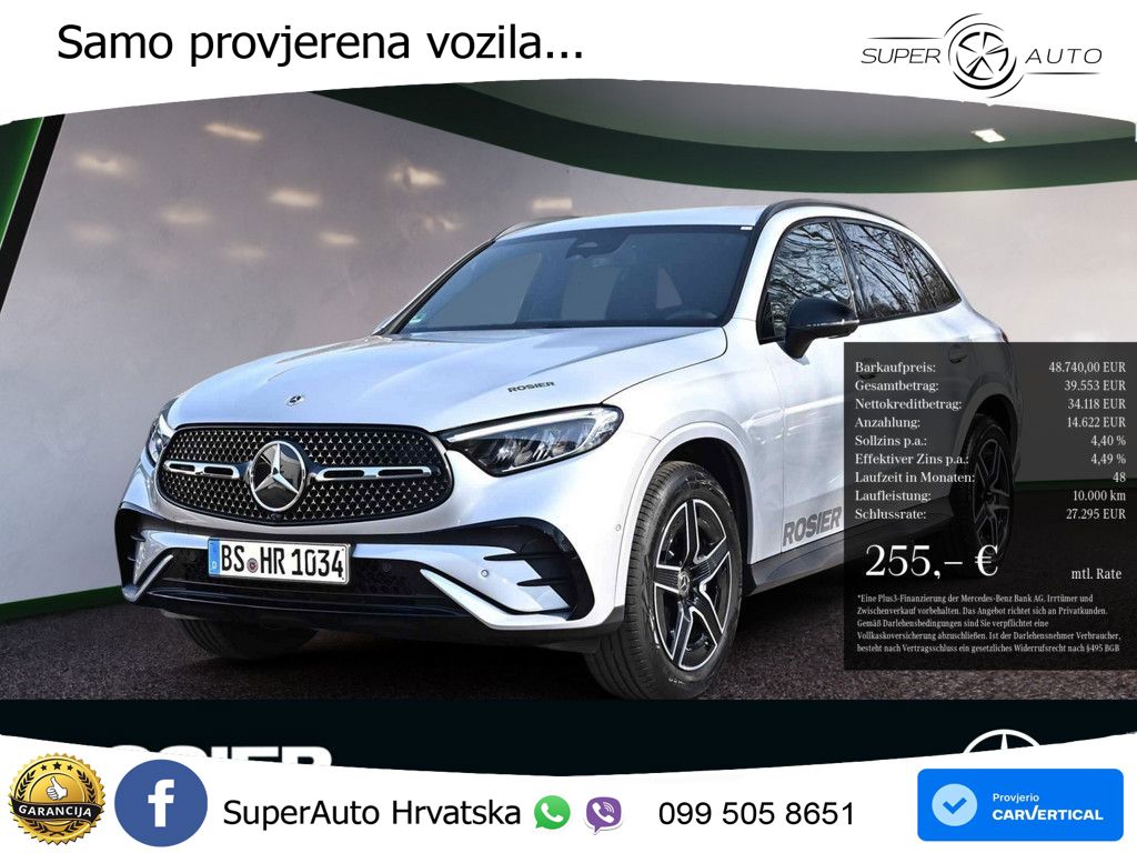 Mercedes GLC 200d (163 KS) 4MATIC 9G-TRONIC AMG LED+GR SJED+ACC