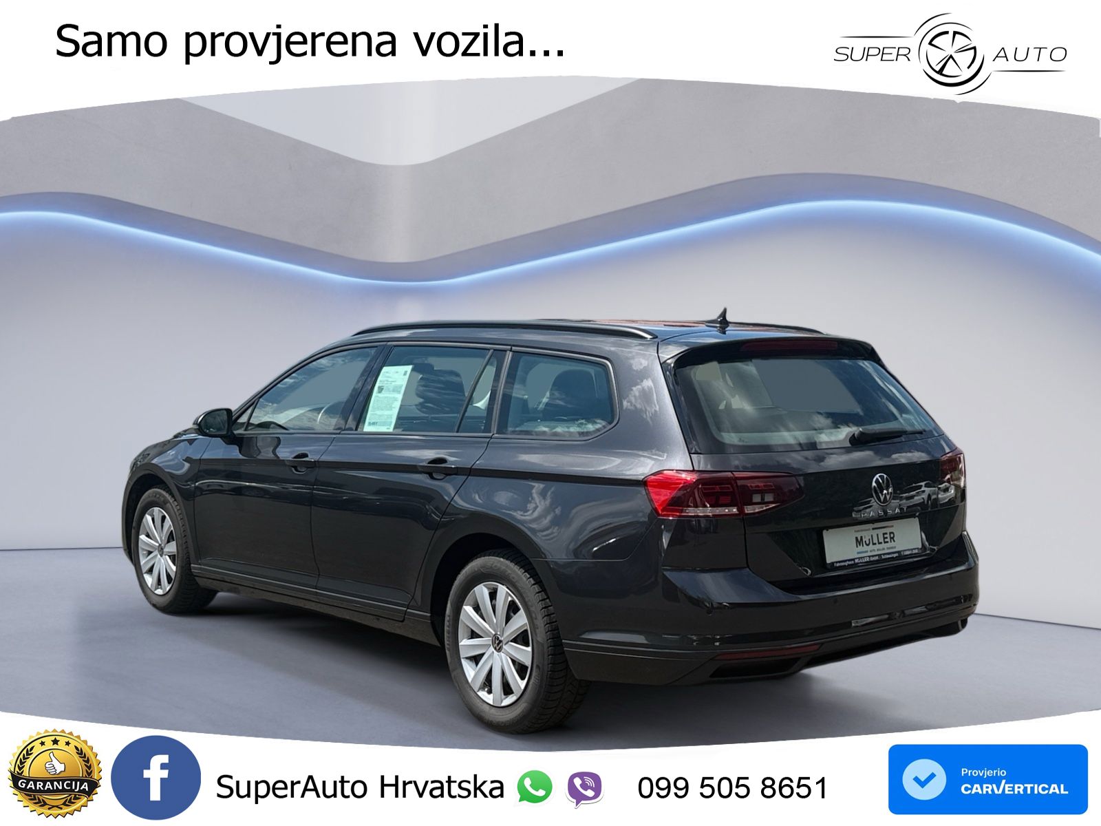 Volkswagen Passat Variant 2.0 TDI (122 KS) DSG LED+GR SJED+ACC