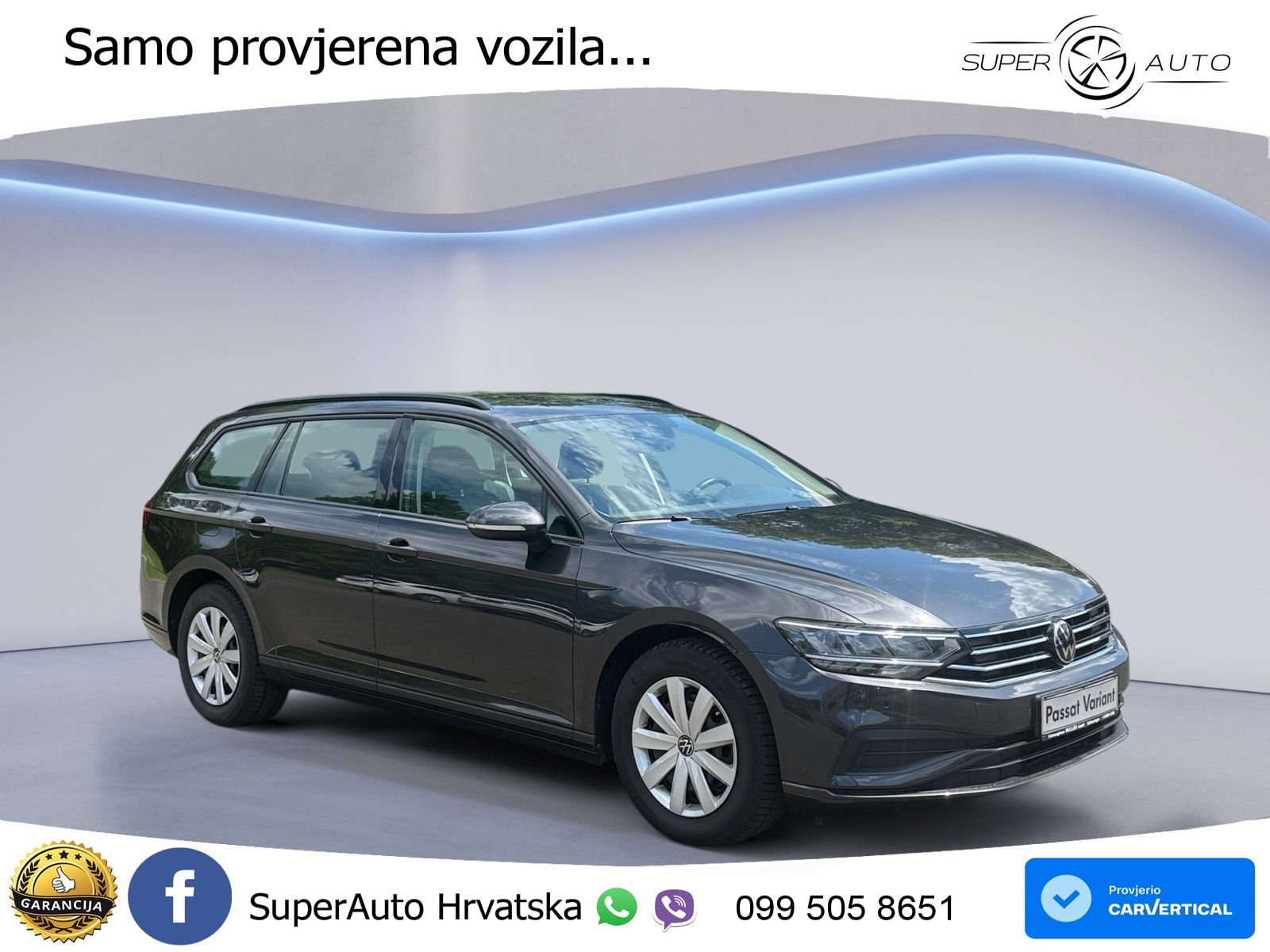 Volkswagen Passat Variant 2.0 TDI (122 KS) DSG LED+GR SJED+ACC