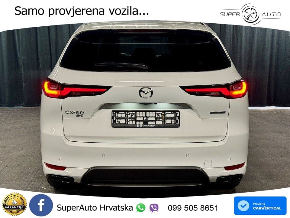 Mazda CX-60 2.5 e-Skyactiv (328 KS) AWD Automatic MATRIX+GR SJED+KAM