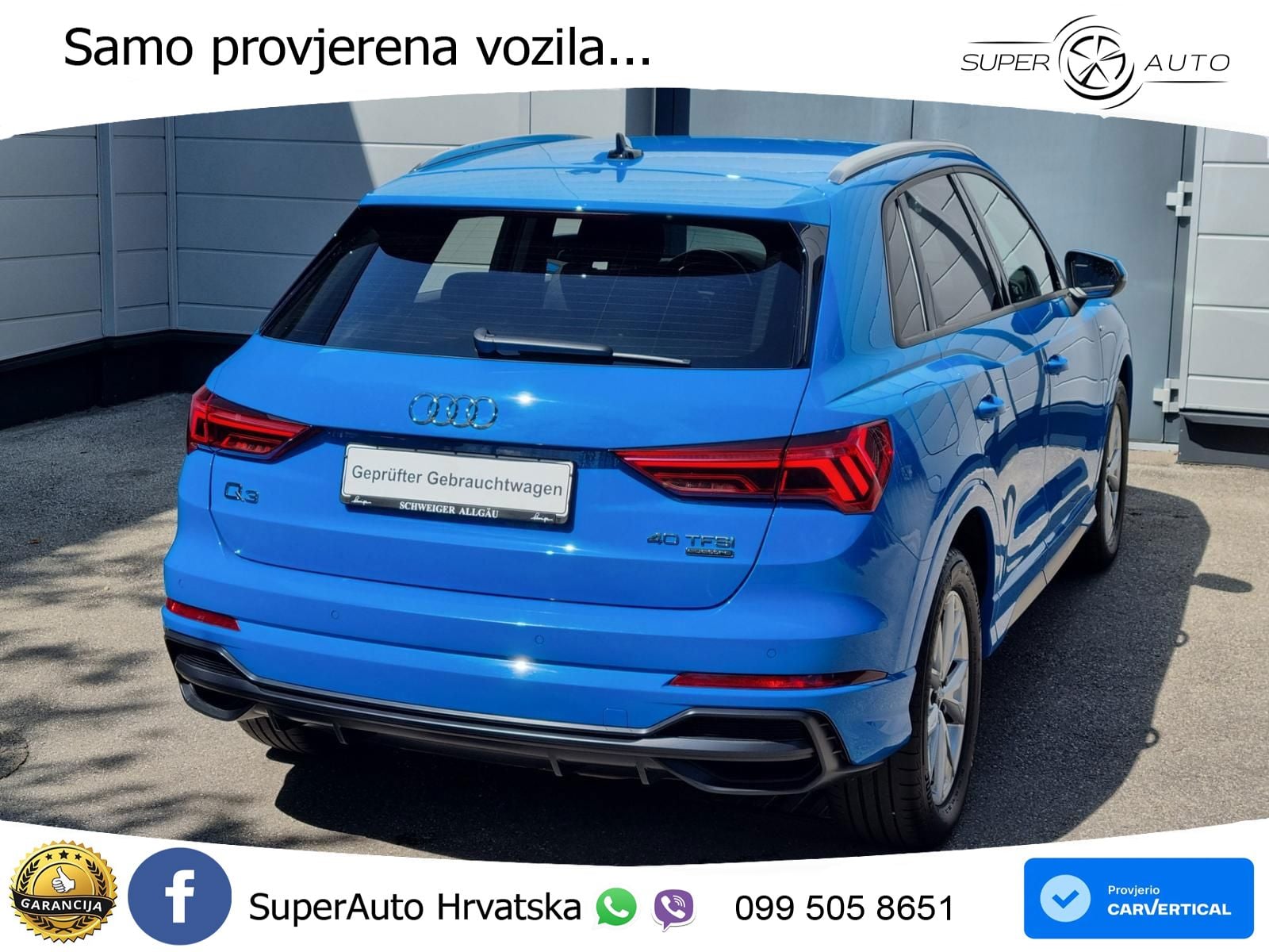 Audi Q3 40 TFSI (190 KS) quattro S tronic S line