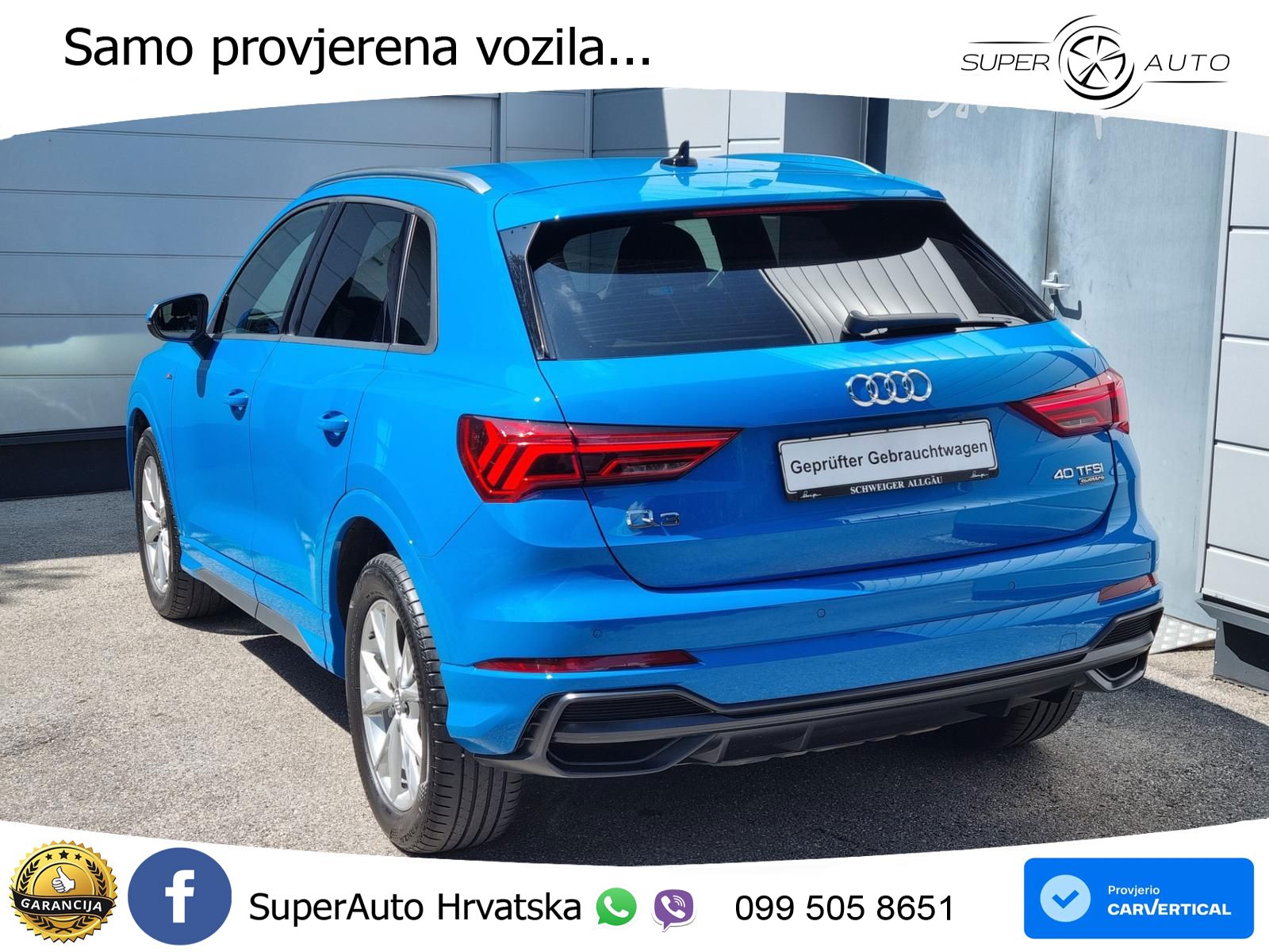 Audi Q3 40 TFSI (190 KS) quattro S tronic S line