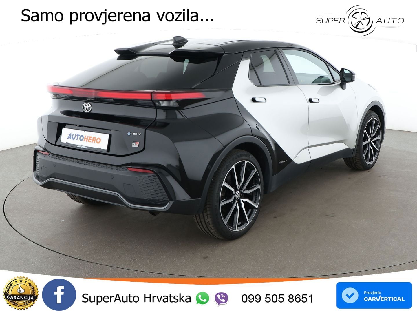 Toyota C-HR 2.0 (198 KS) Hybrid AWD e-CVT GR Sport LED+GR SJED+ACC