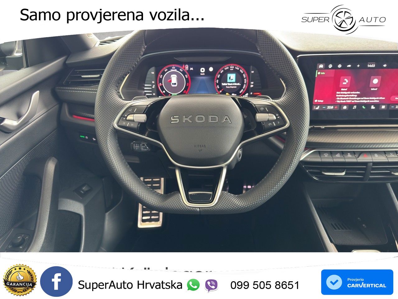 Škoda Octavia Combi 1.5 TSI (150 KS) DSG SportLine LED+GR SJED+ACC