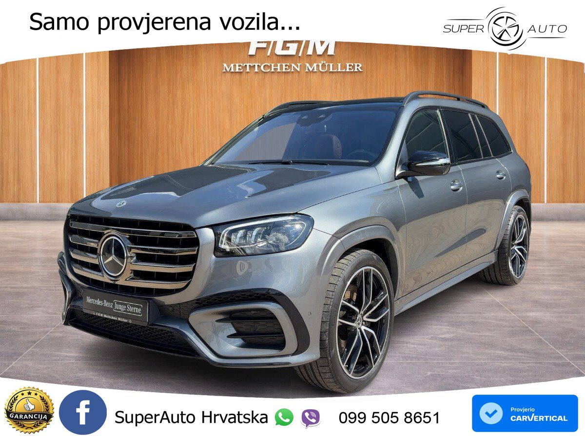 Mercedes-Benz GLS GLS 450d EQ Boost 4MATIC 9G-TRONIC AMG ZRAČNI+ACC+GR SJED+360+PANO