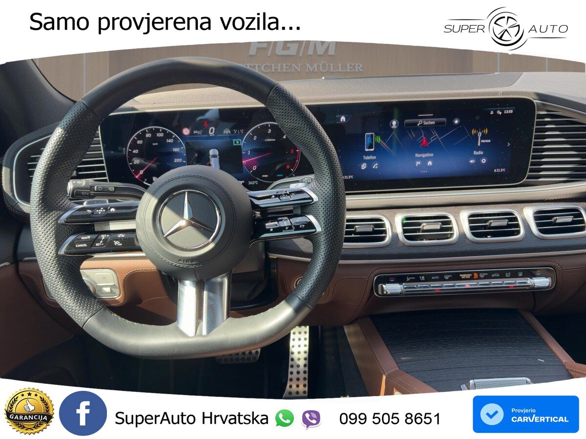 Mercedes-Benz GLS GLS 450d EQ Boost 4MATIC 9G-TRONIC AMG ZRAČNI+ACC+GR SJED+360+PANO