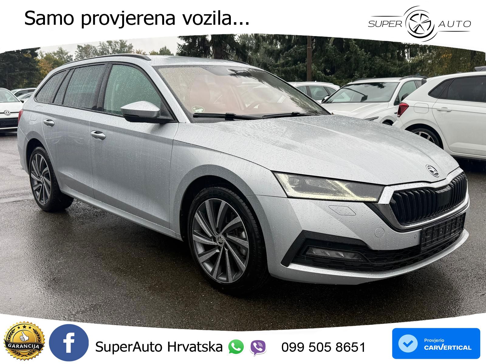 Škoda Octavia Combi iV 1.4 TSI (204 KS) DSG LED+GR SJED+ACC