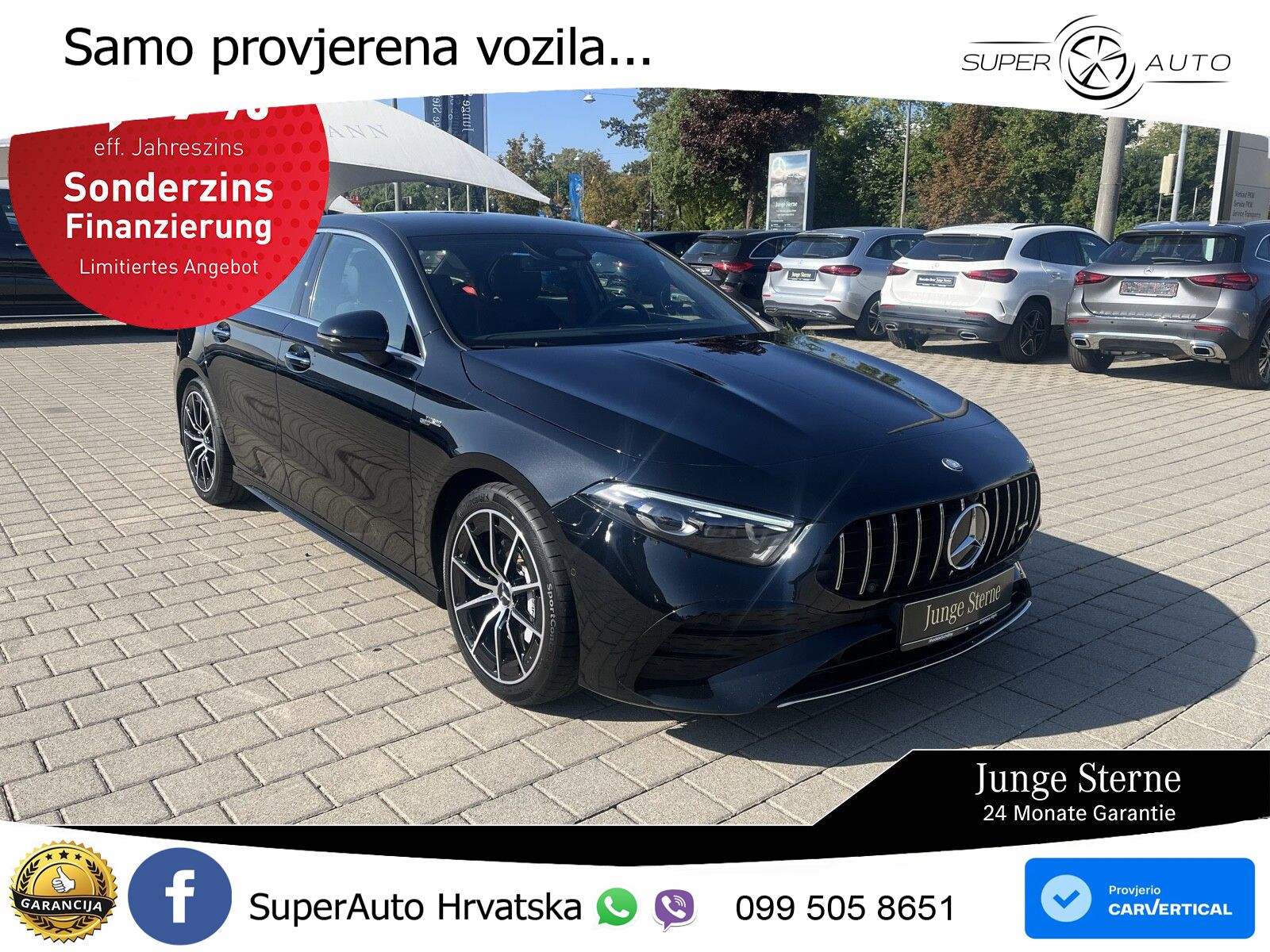 Mercedes-Benz AMG A 35 4MATIC AMG SPEEDSHIFT DCT LED+GR SJED+ACC
