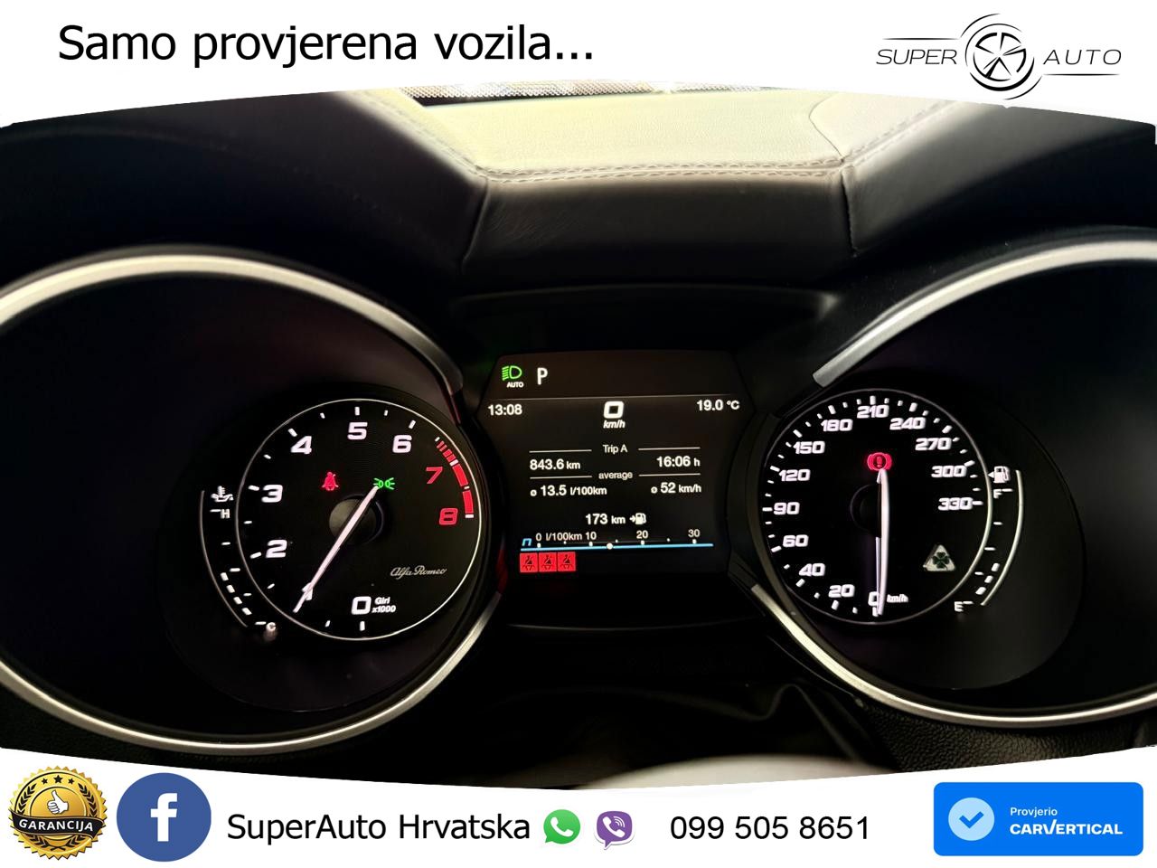 Alfa Romeo Stelvio Quadrifoglio 2.9 V6 Bi-Turbo (520 KS) Q4 Automatic LED+GR SJED+ACC