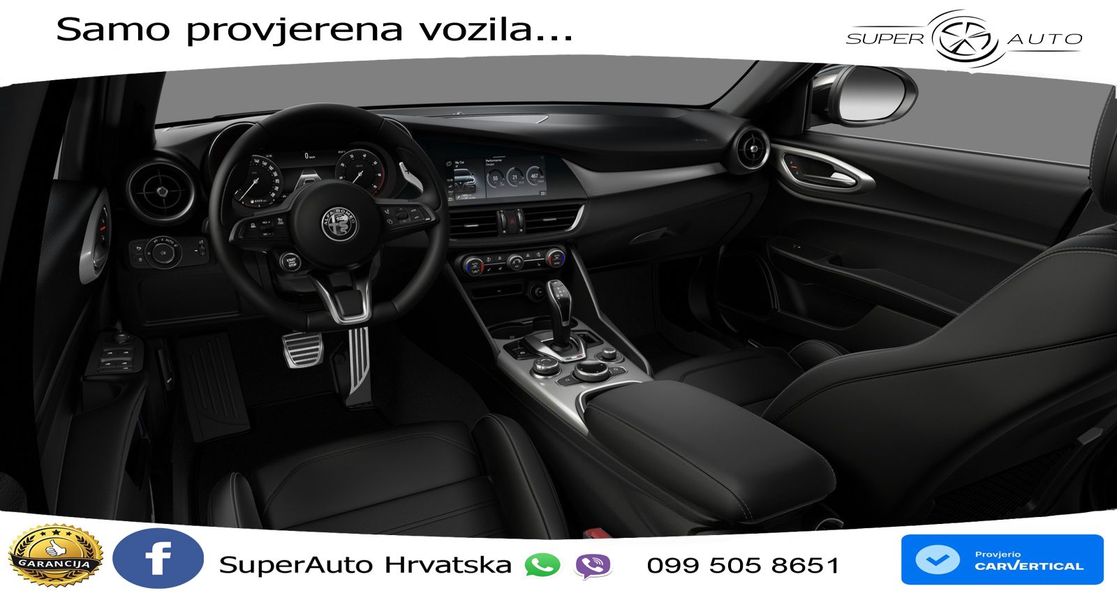 Alfa Romeo Giulia 2.0 Turbo (280 KS) Q4 Automatic LED+ACC