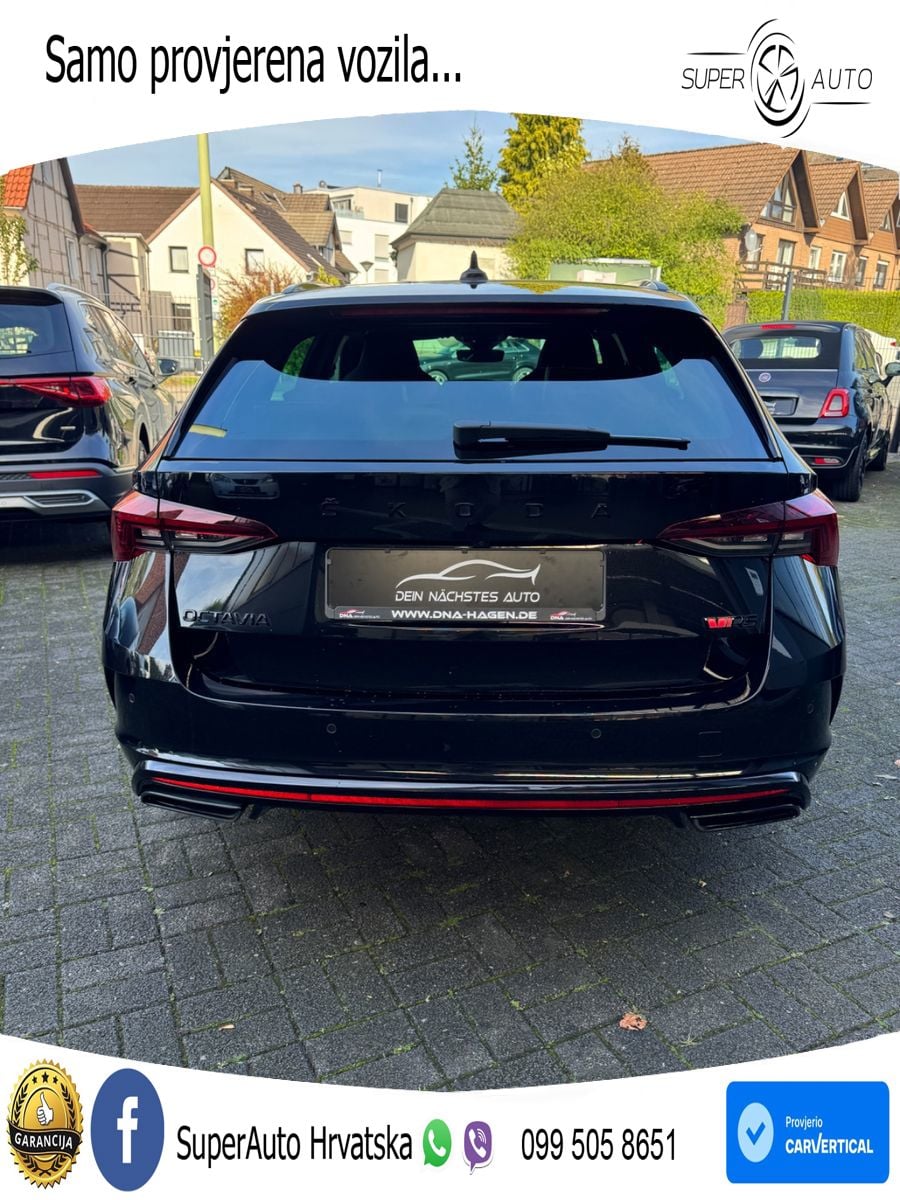 Škoda Octavia Combi RS 2.0 TDI (200 KS) DSG MATRIX+GR SJED+KAM