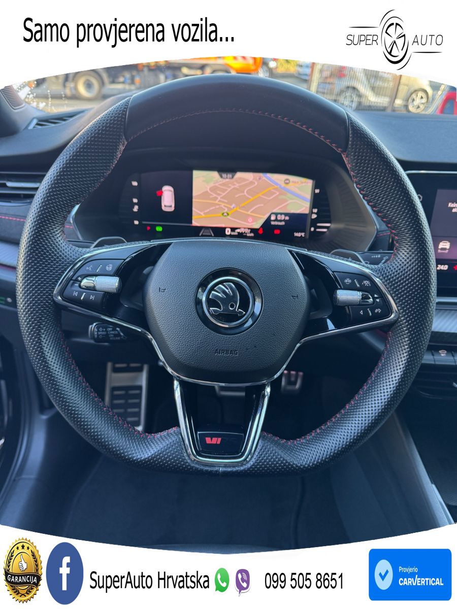 Škoda Octavia Combi RS 2.0 TDI (200 KS) DSG MATRIX+GR SJED+KAM