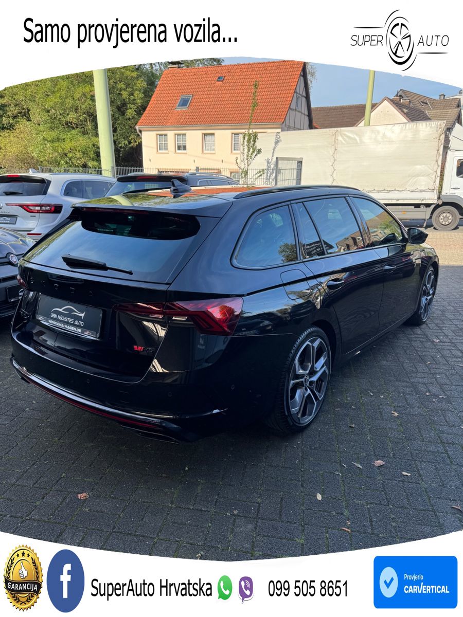 Škoda Octavia Combi RS 2.0 TDI (200 KS) DSG MATRIX+GR SJED+KAM
