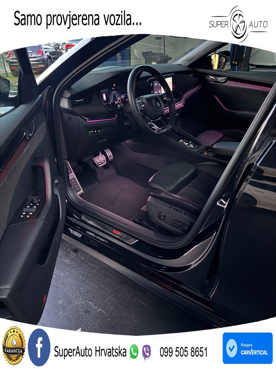 Škoda Octavia Combi RS 2.0 TDI (200 KS) DSG MATRIX+GR SJED+KAM